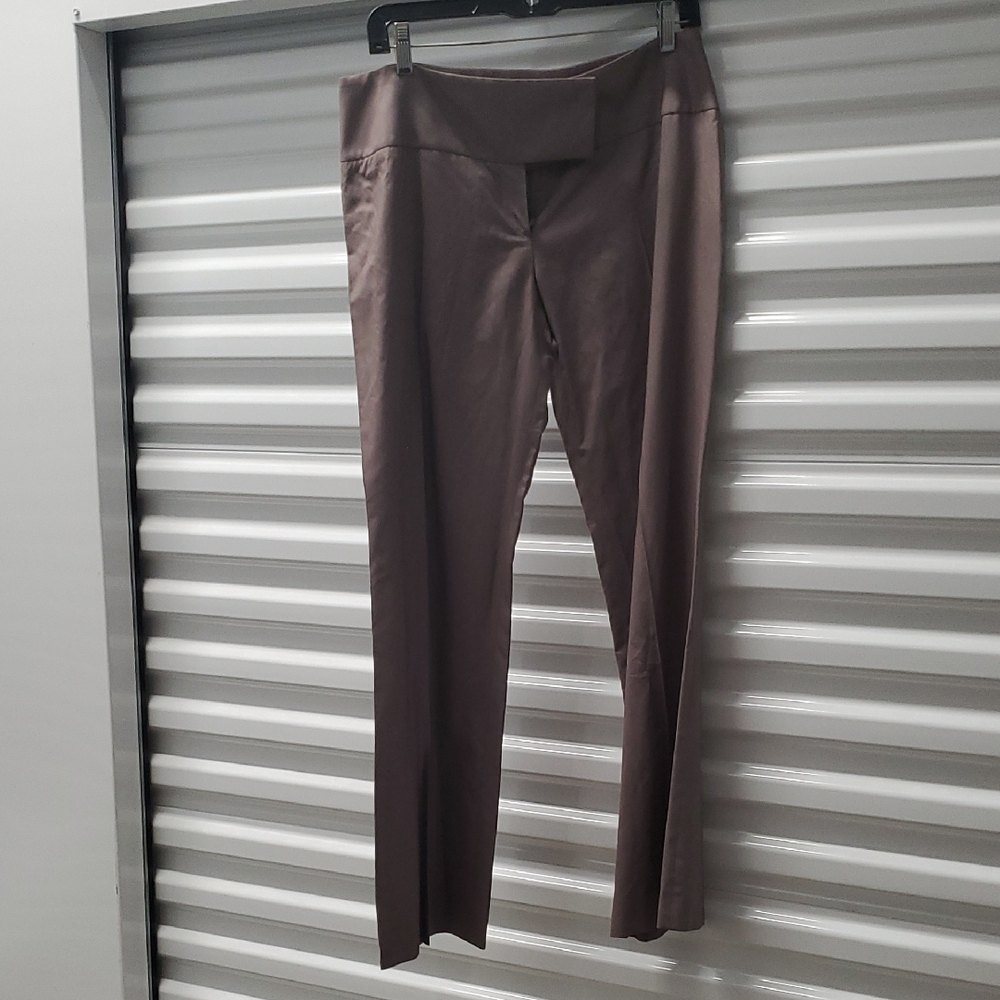 Chloe Taupe High-Waisted Trousers